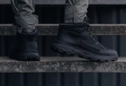 Чоловічі тактичні черевики cordura 600D натуральна шкіра 40 чорні - зображення 1