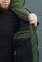 Куртка тактическая на молнии с капюшоном XL wal khaki - изображение 5