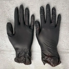 Перчатки виниловые Tongee размер S черные 100 шт - изображение 2