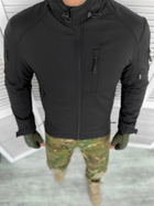 Тактична куртка Soft Shell Black M - зображення 1