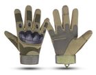 Перчатки тактические армейские с пальцами Akinzabo размеры L - изображение 4