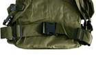 Тактичний рюкзак з підсумками "B08 oliva - Оливковий" 55л, рюкзак штурмовий чоловічий (VS7005341) - изображение 4