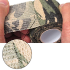 Маскировочная (защитная)лента тактическая камуфляжная для охоты/оружие (616130172-4) Светло-Зеленая - изображение 6