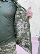 Військова тактична куртка Софт Шелл Хакі Піксель 48 (M) - зображення 4