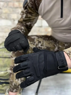 Военные перчатки тактические спорт охота с закрытыми пальцами (473154-Prob) L Черные - изображение 4