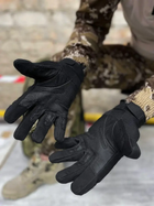 Військові рукавички тактичні спорт полювання із закритими пальцями (473154-Prob) L Чорні - зображення 5