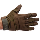 Військові рукавички тактичні спорт полювання із закритими пальцями (473153-Prob) М Оливкові - зображення 3