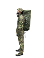 Армейский военный баул ВСУ 85 л Олива, тактическая транспортная сумка-баул - изображение 3