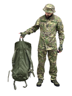 Армейский военный баул ВСУ 85 л Олива, тактическая транспортная сумка-баул - изображение 9