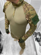 Військова форма костюм мультикам. Штани + убакс із довгим рукавом Туреччина L (338056) - зображення 2