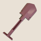 Саперна лопатка, складна сталева колір рожевий - зображення 1