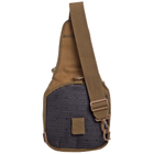 Рюкзак тактический патрульный однолямочный SILVER KNIGHT YQS-099 10 л хаки - изображение 3