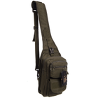Рюкзак тактический патрульный однолямочный SILVER KNIGHT TY-184 10 л оливковый - изображение 1