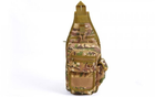 Рюкзак тактический патрульный однолямочный SILVER KNIGHT TY-184 10 л камуфляж - изображение 5