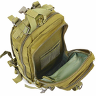 Рюкзак тактический рейдовый SILVER KNIGHT 35 л 3P оливковый - изображение 7