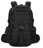 Рюкзак тактический штурмовой 40-50л Protector Plus S459 black - изображение 2