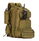 Рюкзак тактический штурмовой 30л Protector Plus S411 coyote - изображение 10