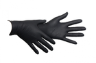Нітрилові рукавички Medicom SafeTouch® Black (5 грам) без пудри текстуровані розмір S 100 шт. Чорні - зображення 3