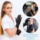 Нитриловые перчатки Medicom SafeTouch® Black (5 грамм) без пудры текстурированные размер S 100 шт. Черные - изображение 5