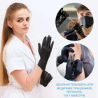 Нітрилові рукавиці Medicom SafeTouch Advanced Black без пудрі текстуровані розмір L 100 шт. Чорні (3.3 г) - зображення 5