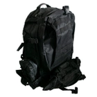 Чоловічий рюкзак тактичний з підсумками "B08 - Чорний" 55л, рюкзак штурмовий і туристичний (1009420-Black) - зображення 5