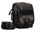 Сумка тактична EDC підсумок / барсетка Protector Plus K301 black multicam