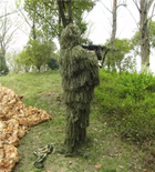 Маскировочный камуфляжный костюм Леший Кикимора, военный с капюшоном для снайпера, универсальный размер - изображение 3