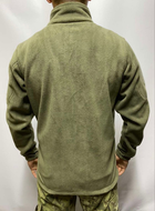 Флисовая кофта мужская, флиска защитная тактическая олива Vogel L - изображение 3