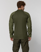Боевая тактическая рубашка Убакс Ubacs зеленая хаки размер L/50 - изображение 3