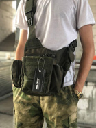 Тактическая сумка MIL-TEC® Multifunction Sling Bag Olive, многофункциональная сумка плечевая в цвете олива - изображение 3