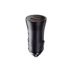 Автомобільний зарядний пристрій Baseus Golden Contactor Dual Fast Charger U+C 60W (CGJM000113) Dark Gray