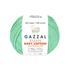 Пряжа Gazzal Baby Cotton XL 3425 Бірюза
