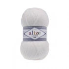 Пряжа Alize Lanagold 800 55-Білий