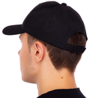 Класична чоловіча бейсболка кепка тактична літня з бавовни для туризму походів повсякденного носіння Zepma Чорна АН8851 One size - зображення 3