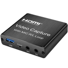 Внешняя карта видеозахвата HDMI - USB для стримов, записи экрана Addap VCC-03, для ноутбука, ПК - изображение 1