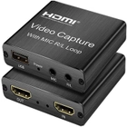 Внешняя карта видеозахвата HDMI - USB для стримов, записи экрана Addap VCC-03, для ноутбука, ПК - изображение 2