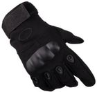 Перчатки тактические полнопалые Oakley M, черные - изображение 2