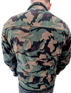 Военная мужская флисовая кофта, толстовка, флиска защитная тактическая хаки Reis XXL - изображение 2