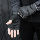 Перчатки Тактические безпалые без накладки Черный S SSpe1 273 - изображение 5