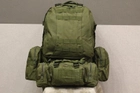 Тактический Военный рюкзак с подсумками на 50 л Олива с системой MOLLE Ranger Tactical 50L Olive Армейский Штурмовой - изображение 9