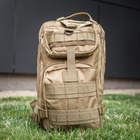 Тактичний рюкзак 30 л Койот з системою MOLLE Військовий рюкзак на 30 літрів DOMINATOR Армійський Штурмовий Рюкзак Водовідштовхуючий - зображення 7