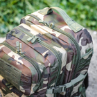 Тактический Военный рюкзак на 36 л Камуфляж Вудленд Warrior Assault Laser Cut 36L Woodland с системой MOLLE Штурмовой - изображение 7