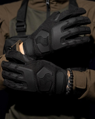 Тактические перчатки с пальцами BEZET Protective L черный - изображение 1