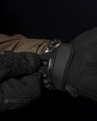 Тактичні рукавички з пальцями BEZET Protective M чорний - зображення 6