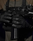 Тактичні рукавички з пальцями BEZET Protective M чорний - зображення 9
