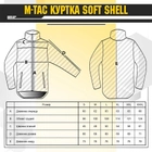 M-Tac куртка Soft Shell с подстежкой Black 3XL (00-00006431) - изображение 4