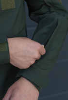 Куртка тактическая на молнии с капюшоном soft shell M garpun khaki - изображение 8
