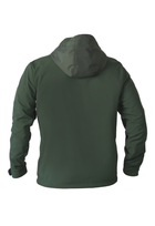 Куртка тактическая на молнии с капюшоном soft shell XXL garpun khaki - изображение 3