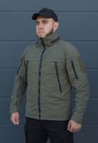 Куртка тактична на блискавці з капюшоном XS wal khaki2 - зображення 3