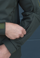 Куртка тактична на блискавці з капюшоном soft shell XL oborona khaki - зображення 7